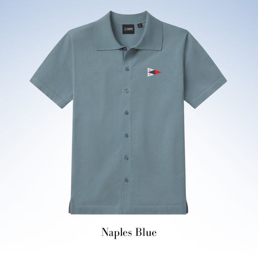 CUTS CLOTHING RIVIERA KNIT BUTTON UP