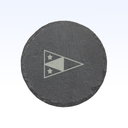 SET OF 4 SLATE COASTERS - 4"