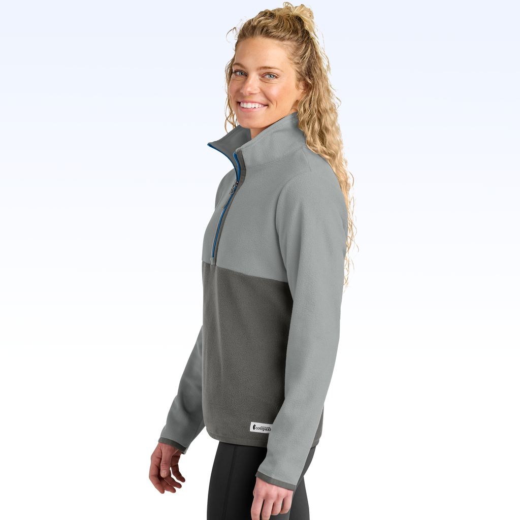 WOMEN'S AMADO 1/2-ZIP FLEECESM-COTOW1692_SmokeCinder2